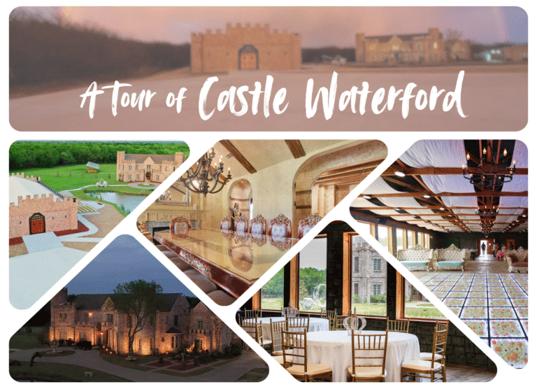 Castle Waterford, event venue Rockwall TX, wedding venue near Dallas, private event venue Texas, replica Irish castle Texas, Royse City event venue, romantic wedding venue, milestone celebration venue, quinceañera venue Rockwall, party venue near Dallas, corporate event venue Texas, family-owned event venue, enchanted forest event venue, heart-shaped pond venue, Cinderella carriage wedding.