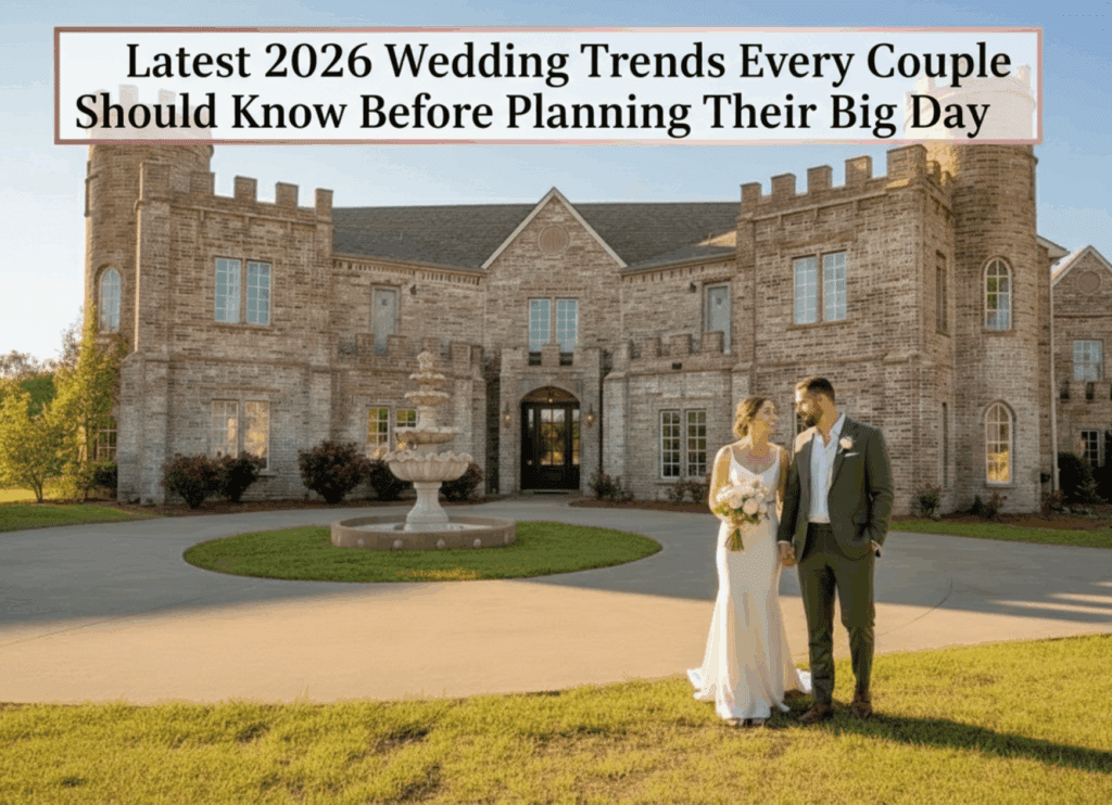 2026 weddings wedding trends Castle Waterford modern weddings wedding ideas bridal style groom style wedding décor eco weddings wedding venues