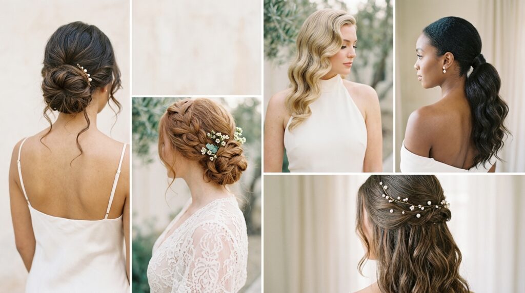 Bridal hairstyles trending